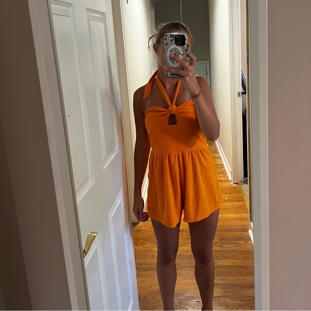 Halter top romper